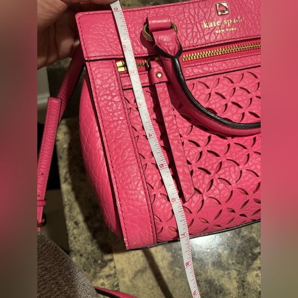 Kate Spade Perri Lane Romy Vibrant Pink Crossbody Bag - Picture 9 of 11